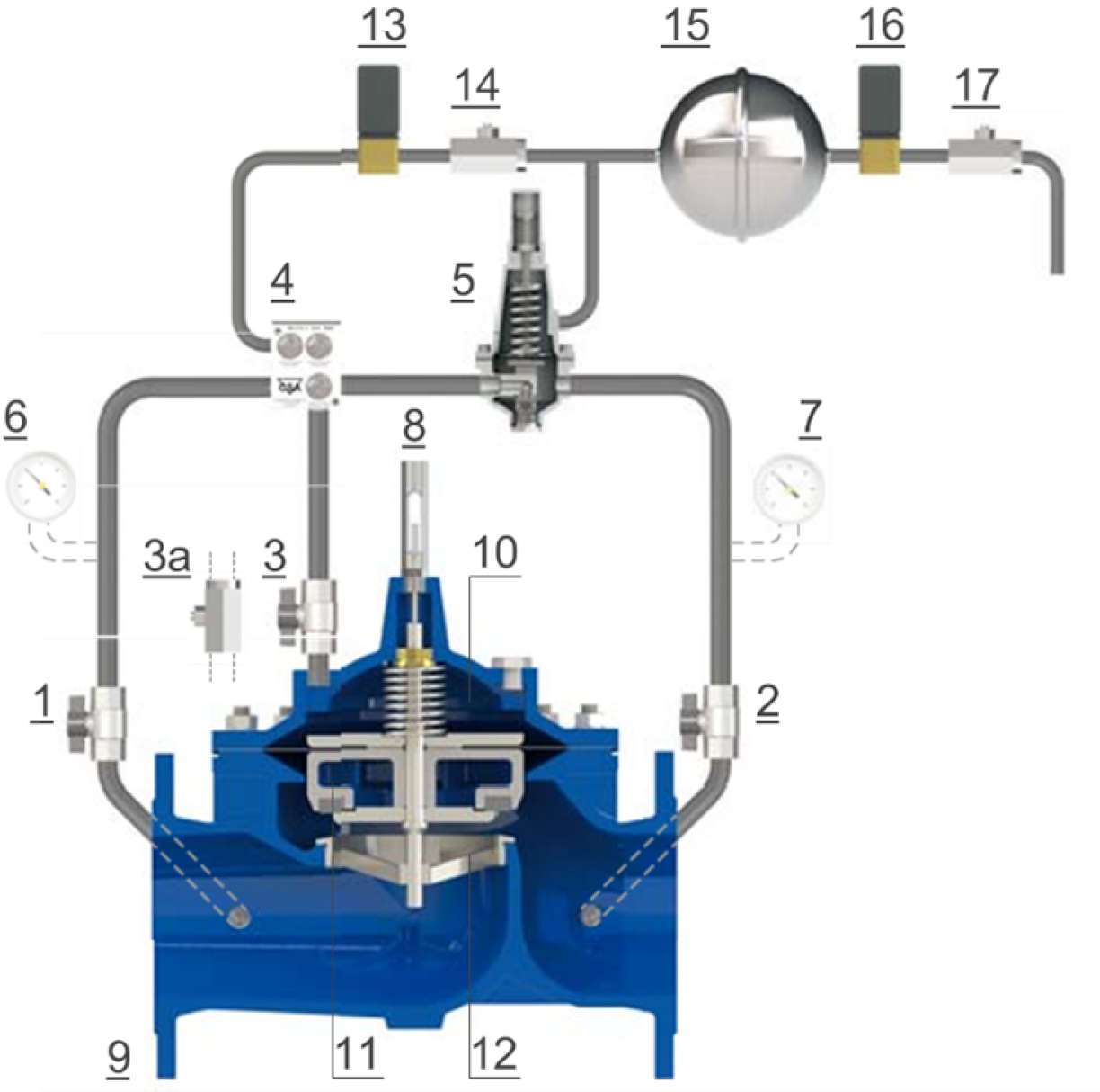 Automatic Hydrovalve Management Pressures - E3115-T - E4115-T-functioning