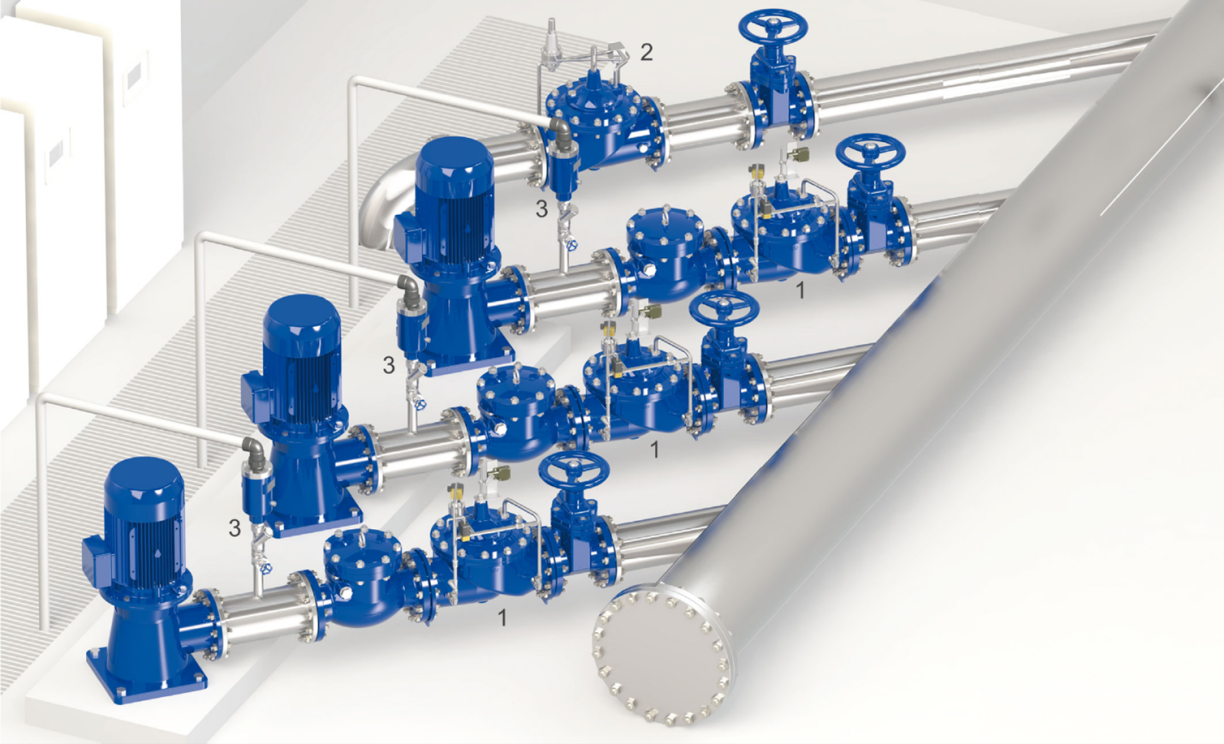 Booster Pump with Upstream Pressure Sustain - E3113-16 - E4113-16-installation