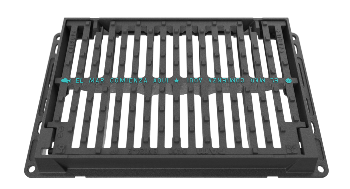 Grille SOLE Classe D400 - Grille articulée PMR - Cadre Rectangulaire