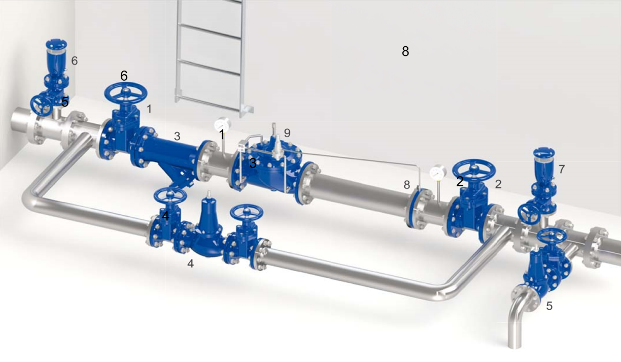 Flow Rate Automatic Control Valve - E3114-00 - E4114-00-installation