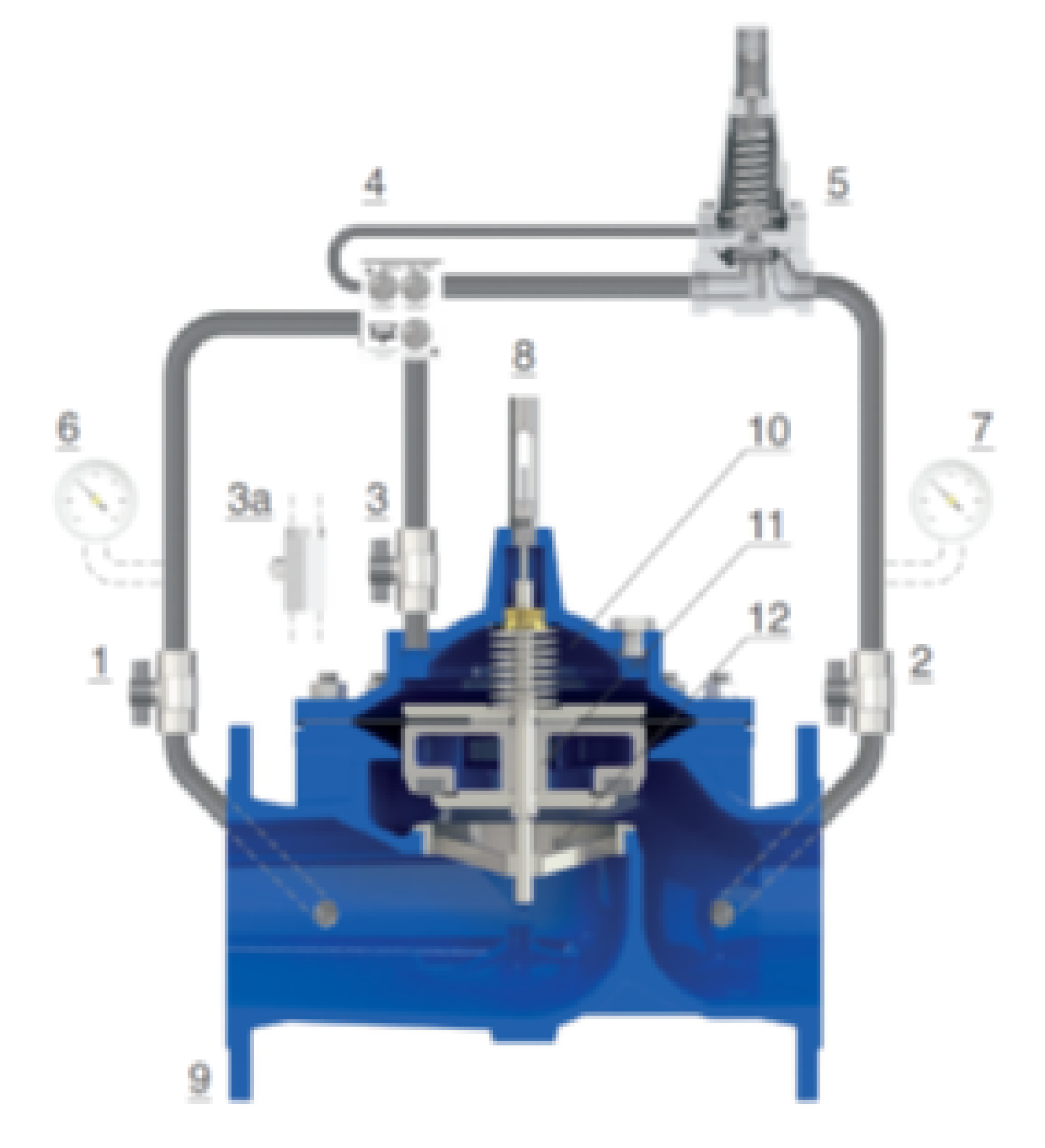 Upstream Pressure Relief Valve - E3116-10 - E4116-10-functioning