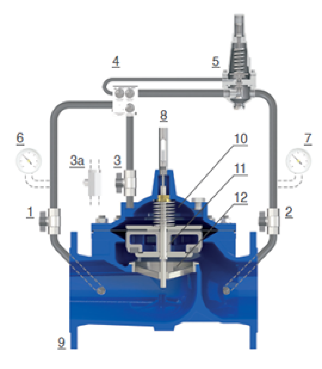 Upstream Pressure Support Valve - E3116-00 - E4116-00-functioning