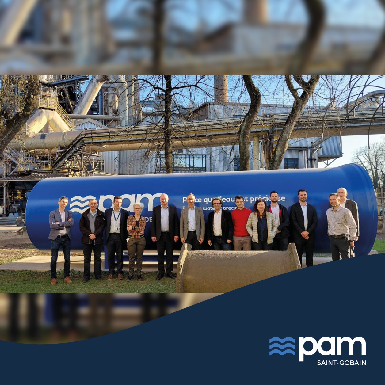 Visite EDF - Usine PAM tuyaux