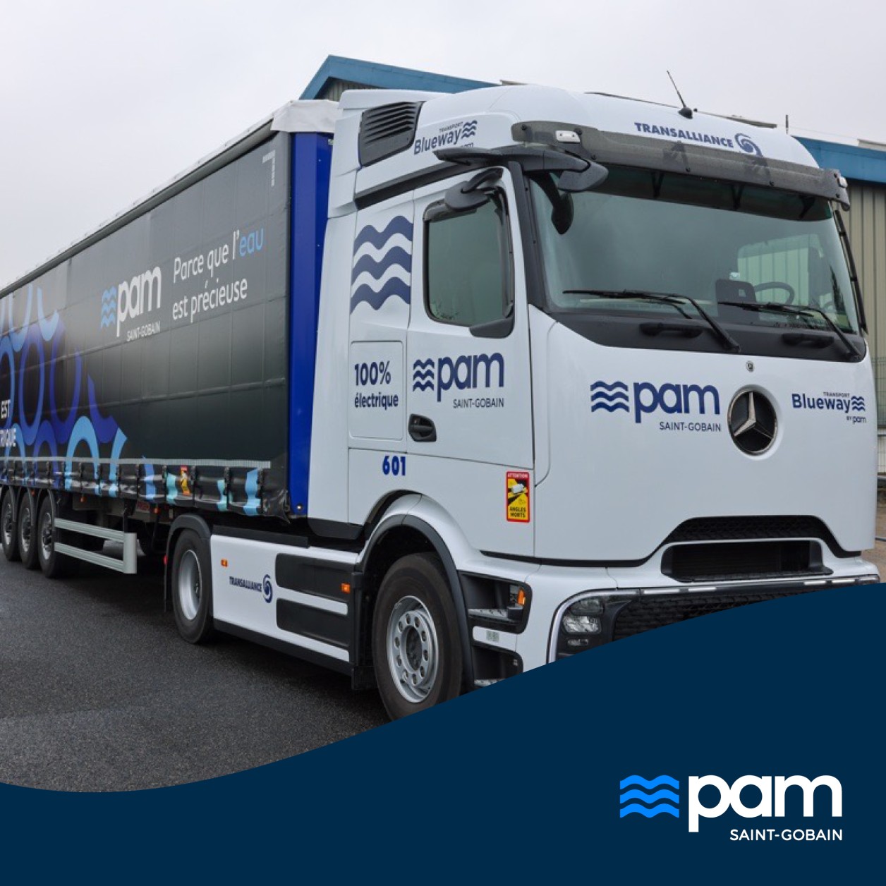 Nos nouveaux camions électriques - Inauguration camion Bonneuil
