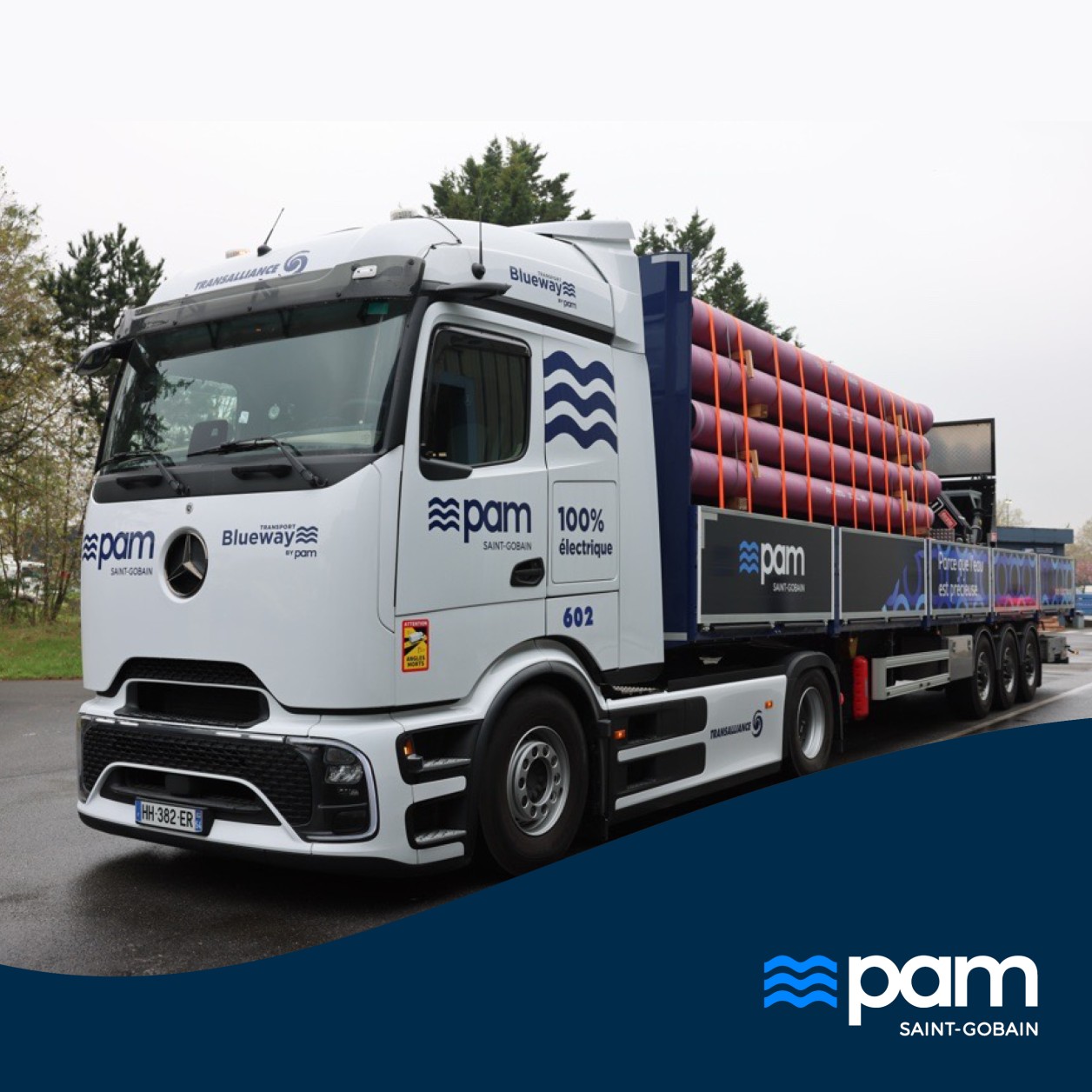 Nos nouveaux camions électriques - Inauguration