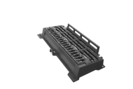 Kerb grating SELECTA - C250 class - PMR Grating with selector bar – Frame with studs inlet support