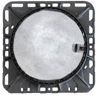 Manhole cover RC 40 Concreted