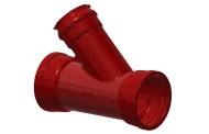 45° Angle Branch (all socket) DN150-300 + 2 Standard G Gasket (STD G) + 1 joint for PVC
