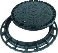Manhole cover URBAMAX E600 Class Round frame