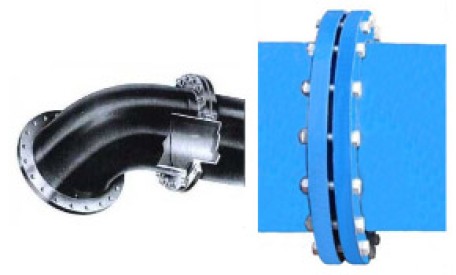 fixed flanged joint