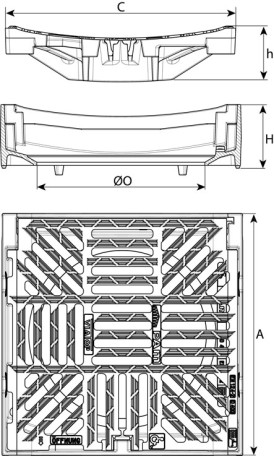 Grille_500x500_concave_VIATOP_PMR