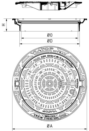 Regard_VIATOP_M_NIVEAU_140_V_DIN