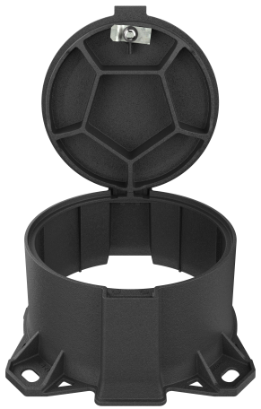 Regard de branchement AQUARING360 ouvert avec barrette de verrouillage