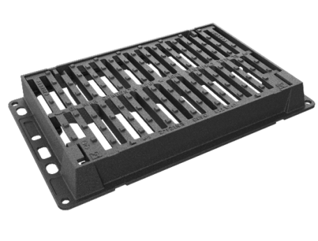 Grille SOLE Classe D400 - Grille articulée PMR - Cadre Rectangulaire