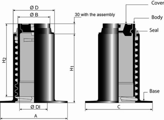 PAVA 14 Surface box