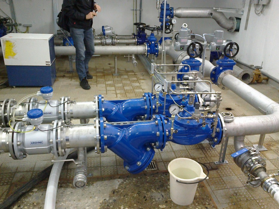 Einbau Regelarmaturen, Osterwald