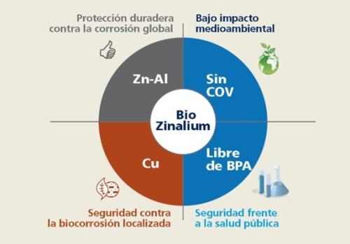 Biozinalium composición español