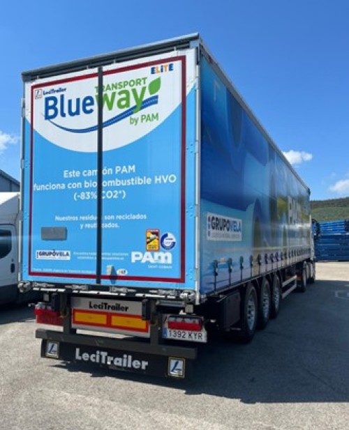 Blueway Transport camión trasera